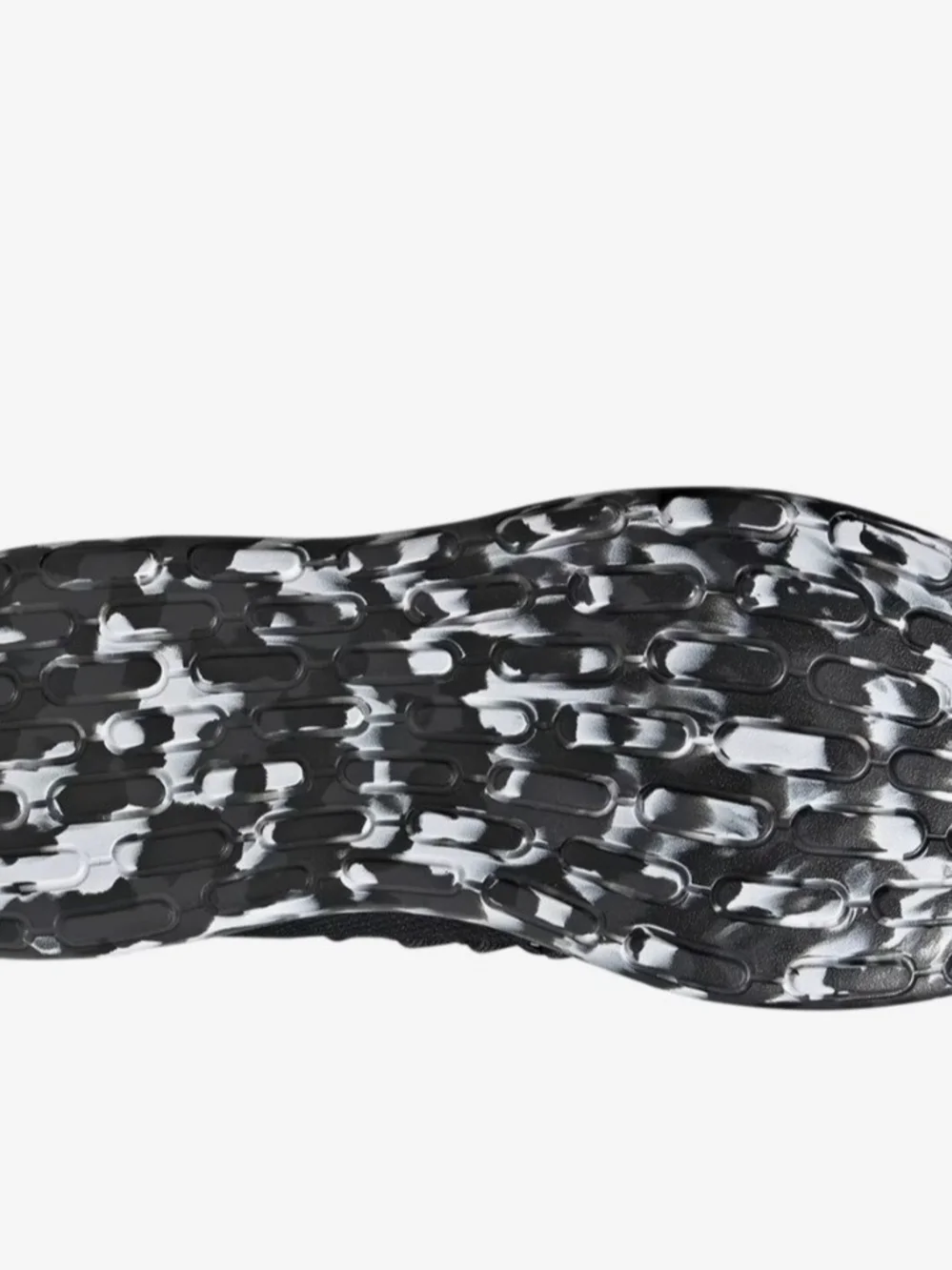 adidas Boys Size 5 Youth Black Knit Sneaker with Black & White Camouflage Sole